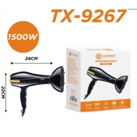 Professional Hair Dryer CIAOBOSI TX-9267 – 1500 W