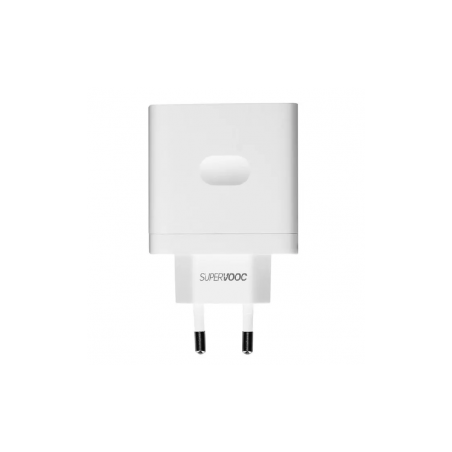 Adaptateur Secteur USB OPPO/OnePlus SUPERVOOC VCA7JFEH Rapide 65W Blan