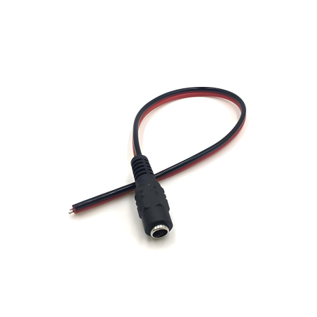 Câble d'Alimentation femelle 12 V DC 2,1 x 5,5 mm de 0,084m Ref A1911