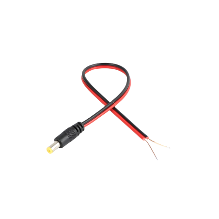 Câble d'Alimentation mâle 12 V DC 2,1 x 5,5 mm de 0,088m Ref A1912 | S