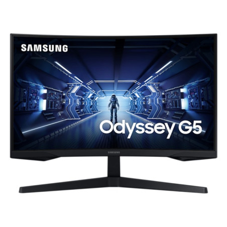 Samsung Curved Monitor Odyssey G5 LC27G54TQWUXEN – 27-inch QHD · Refurbished