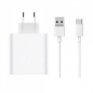 Kit Chargeur Xiaomi HyperCharge Combo USB Avec Câble Type-C 67 W Blanc BHR9465EU