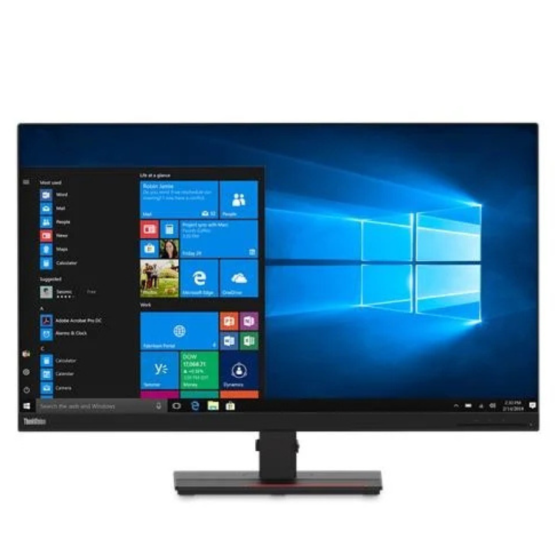 Écran PC Lenovo ThinkVision T32p-20 61F2GAT2EU 32" UHD - 3840 x 2160 - Noir - Occasion avec Chargeur Câble Écran PC Lenovo ThinkVision T32p-20 61F2GAT2EU 32" UHD - 3840 x 2160 - Noir - Occasion avec Chargeur Câble