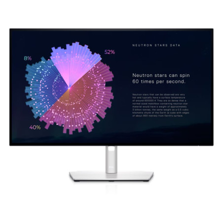 Dell Monitor UltraSharp U2722DE – 27-inch QHD IPS Silver · Refurbished