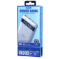 Power Bank 10000mAh REMAX Hintom Series RPP-10 - 2 Ports USB & 1 Port Type-C – Blanc
