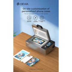 Collier Téléphone Cordon Long Tressé Bicolore Violet avec Pe