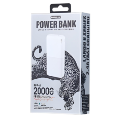Power Bank 20000mAh REMAX RPP-26 - Blanc - Alimentation Ref A1971 | Sm