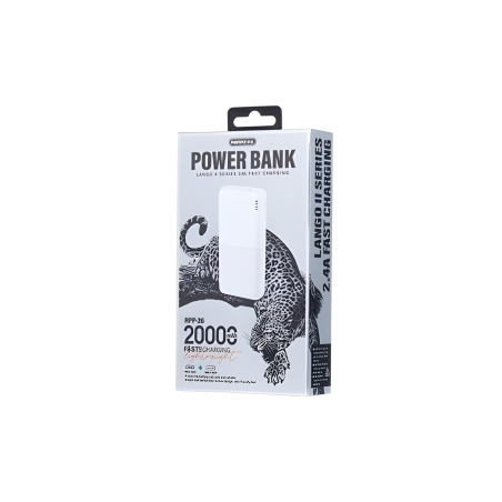 Power Bank 20000mAh REMAX RPP-26 - Blanc - Alimentation Ref A1971 | Sm