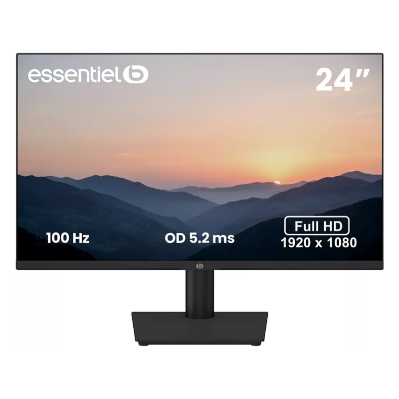 Écran PC ESSENTIELB Pixel View Plat 24'' FHD
