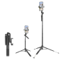 Support Selfie Smartphone R1L avec Éclairage Intégré 1.7 M - Noir