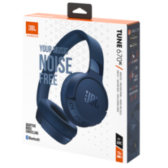 Casque Bluetooth JBL Tune 670NC - JBLT670NCBLU - Bleu - Audio Ref A222