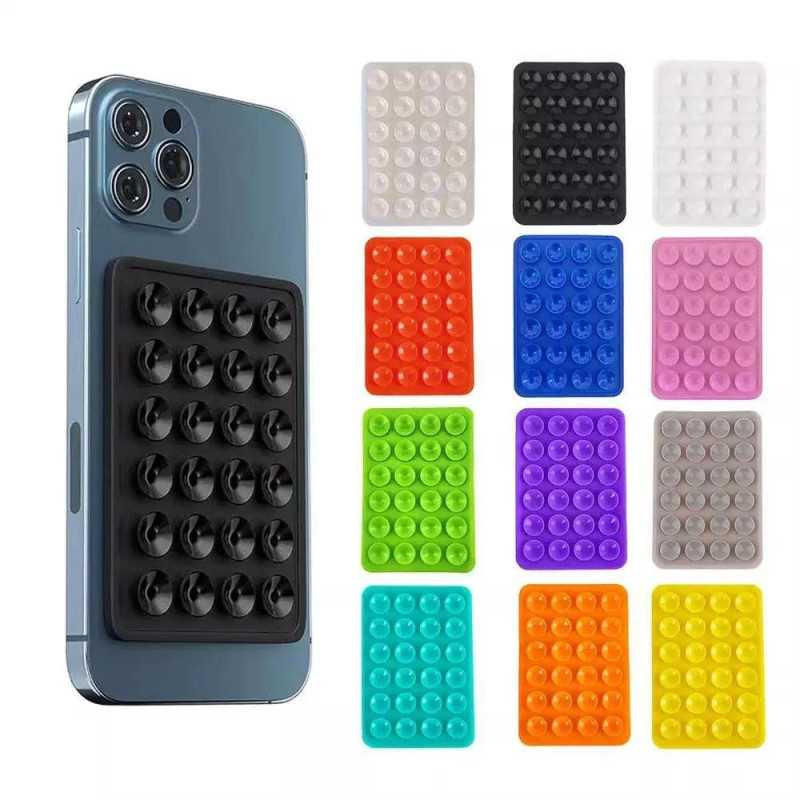 Support téléphone ventouse double face ECO – 24 picots silicone