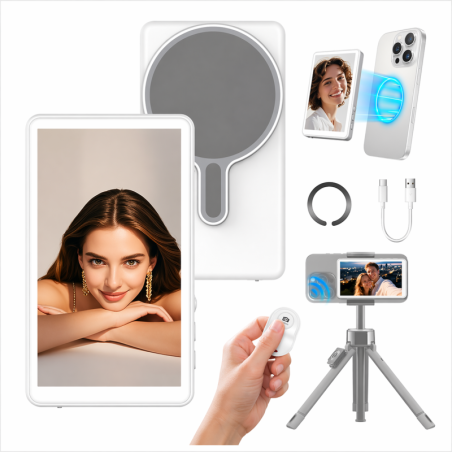 Wireless Projection Adapter ECO for Smartphone – Beauty Selfie Magnetic Rear Screen
