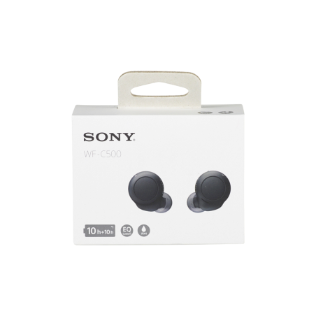 Ecouteurs intra-auriculaire Bluetooth IPX4 Sony WF-C500 - Noir - Audio