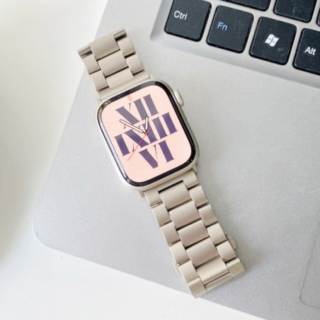 Bracelet ECO pour Apple Watch – Acier inoxydable argent 22 mm