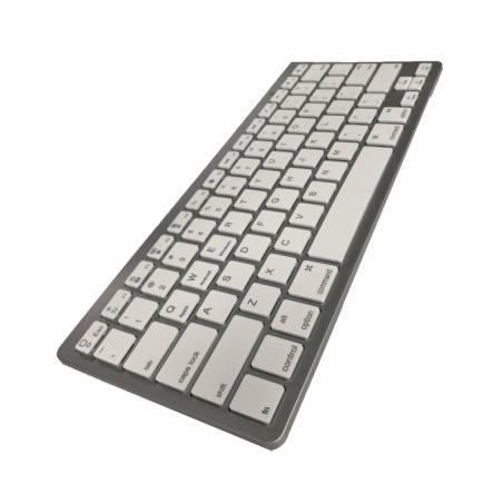 Clavier Bluetooth Ultra Slim Anglais QWERTY - Argent