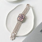 Bracelet Apple Watch ECO à double chaîne – acier inoxydable argent Bracelet Apple Watch ECO à double chaîne – acier inoxydable argent