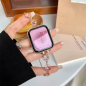 Bracelet à Fleurs Creuses pour Apple Watch - Acier Inoxydable - Rose et Or Bracelet à Fleurs Creuses pour Apple Watch - Acier Inoxydable - Rose et Or