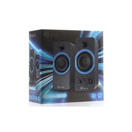 Enceinte NGS GSX-200 Avec Clés USB - 20 W - Noir et Bleu - Audio Ref A
