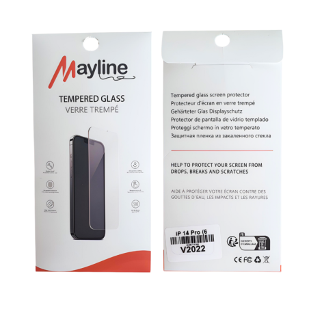 Mayline Verre trempé HD – pour iPhone
