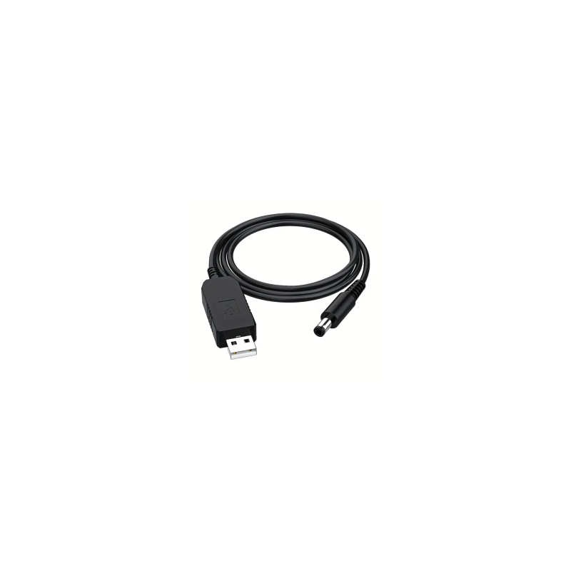Câble d'Alimentation USB vers 12 V DC 2,1 x 5,5 mm de 0,088m mâle