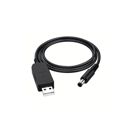 Câble d'Alimentation USB vers 12 V DC 2,1 x 5,5 mm de 0,088m mâle Ref