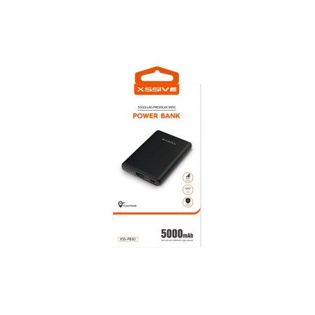 Mini Power Bank 5000mAh XSSIVE XSS-PB30 - Noir - Alimentation Ref A276