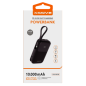 Power Bank 10000mAh Câble USB-C/Lightning XSSIVE XSS-PB37B - Noir