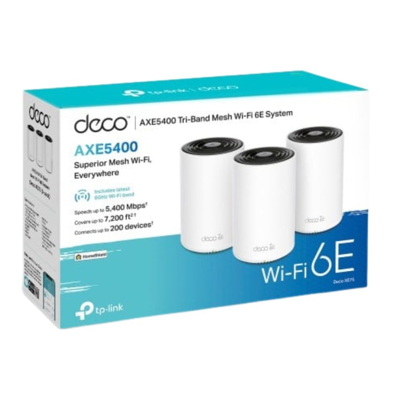 Wi-Fi 6E Router TP-Link Deco XE75 AXE5400 – White Wi-Fi 6E Router TP-Link Deco XE75 AXE5400 – White