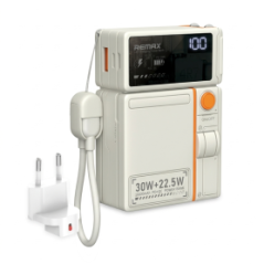 Power bank avec chargement sans fil Remax + Chargeur secteur universel