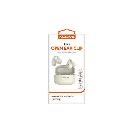 Écouteurs Bluetooth + boitier de chargement XSSIVE XSS-CLIP-W - Alimen
