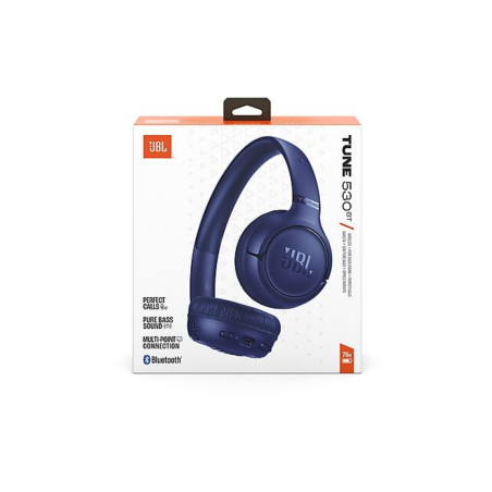 Casque Bluetooth JBL Tune 530BT - JBL530BTBLU - Bleu - Audio Ref A3445