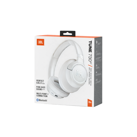 Casque Bluetooth JBL Tune 730BT - JBLT730BTWHT- Blanc - Audio Ref A343