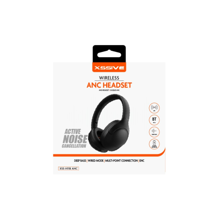 Casque Bluetooth Réduction de Bruit XSSIVE XSS-H11B - Noir - Audio Ref