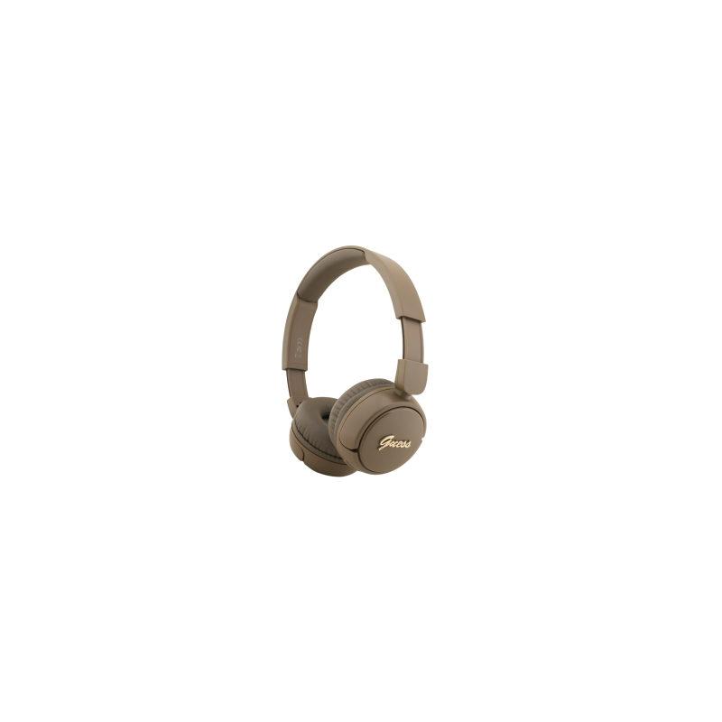Casque sans Fil Bluetooth avec Logo Métal GUESS GUBHV6SCW - Marron