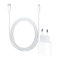 Kit Chargeur Câble USB-C / Lightning 20W (Apple) - Vrac Kit Chargeur Câble USB-C / Lightning 20W (Apple) - Vrac