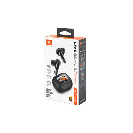 Ecouteurs Bluetooth JBL Live Beam 3 - JBLLIVEBEAM3BLK - Noir - Audio R