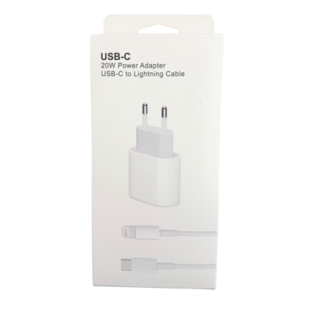 Charger Kit with USB-C to Lightning Cable – 20W