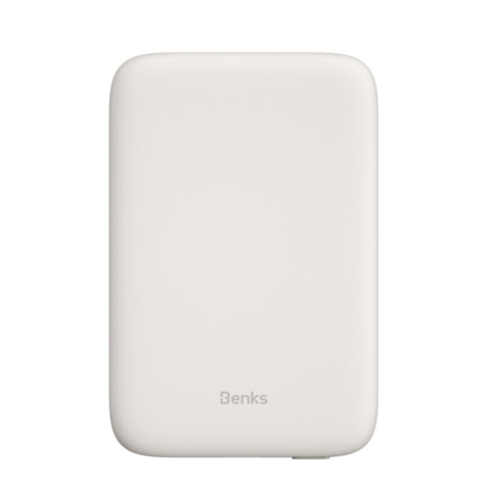 Magnetic Power Bank Benks MagSafe – 5,000mAh, White