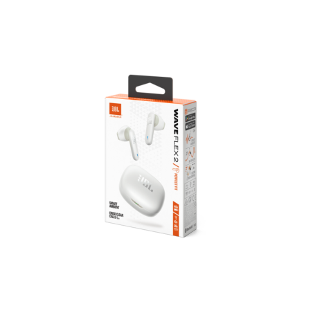 Écouteurs Bluetooth JBL Wave Flex 2 - JBLWFLEX2WHT - Blanc - Audio Ref