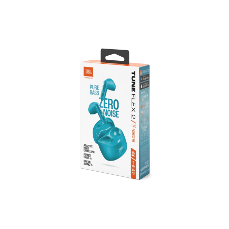 Écouteurs sans fil JBL Tune Flex 2 - JBLTFLEX2TQE - Turquoise - Audio