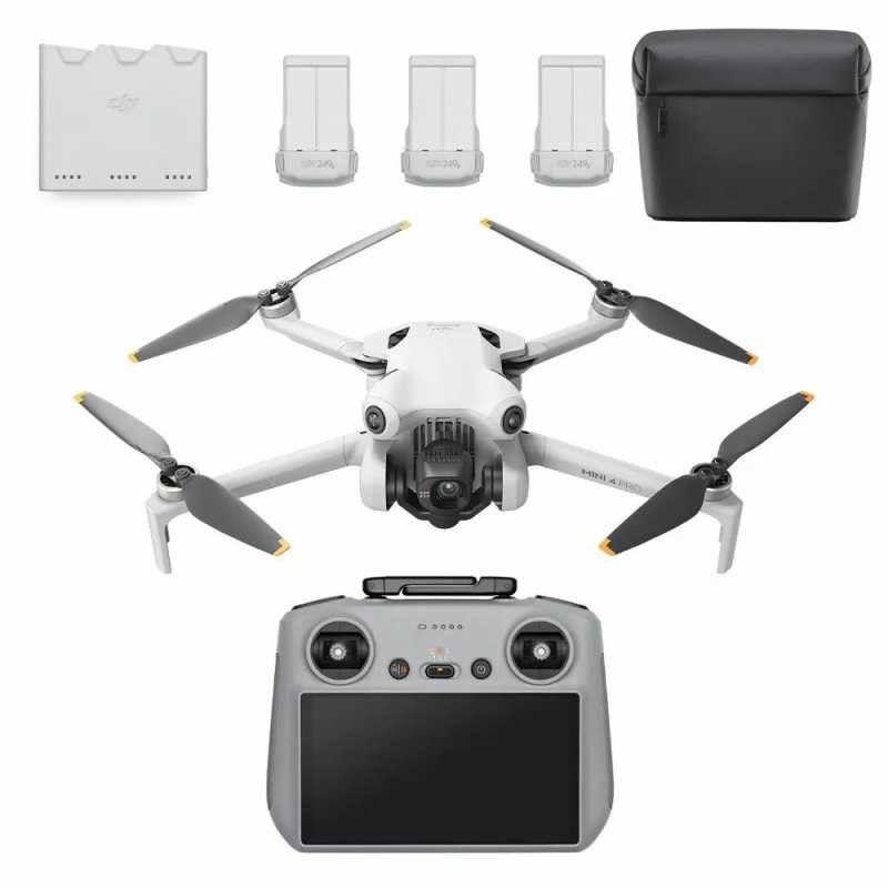 DJI Drone Mini 4 Pro Fly More Combo DJI RC 2 – White MT4MFVD
