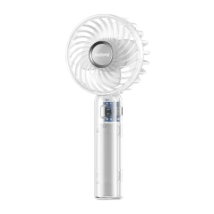 Ventilateur Portable 1200mAh Remax RS-SF01 - 3 modes de vitesse - Transparent · Smarty Paris
