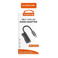 Adaptateur 2-en-1 3.5mm Jack / Type-C XSSIVE | Smarty Paris 