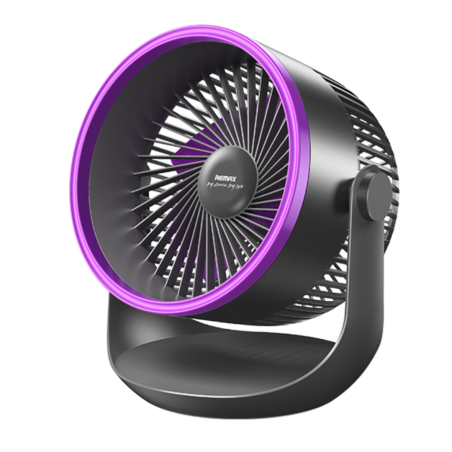 Ventilateur De Bureau A Circulation D'air REMAX Fonzyr Series F27 - Gris Violet · Smarty Paris