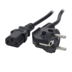 Câble d'alimentation PC Moniteur Europeen avec Fiche Schuko - 2m - Noi