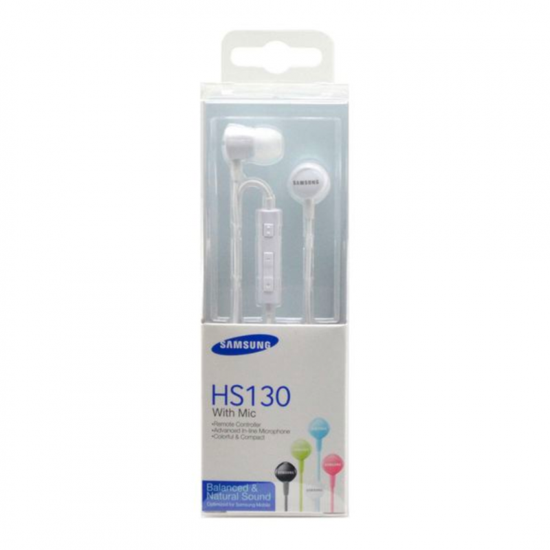 Samsung 3.5mm Jack Earphones – White Retail Box