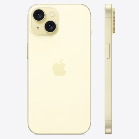 iPhone 15 128 Go Jaune - Grade AB (TVA sur Marge)* — Reconditionné Garanti 12 mois · Smarty Paris