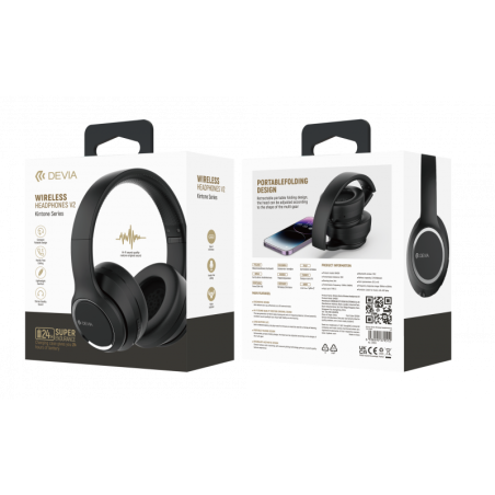 Wireless Headphones Devia Kinton Series V2 – Black