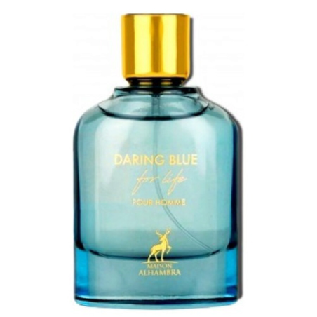 Eau de Parfum Maison Alhambra DARING BLUE - pour homme - 100ml · Smarty Paris Beauté